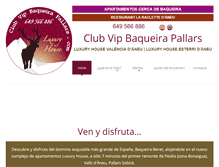 Tablet Screenshot of clubvipbaqueirapallars.com